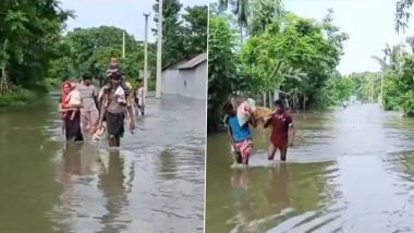 Assam Floods: असममधल्या बारपेटा जिल्ह्यात पुरस्थिती कायम,  1.70 लाख लोक बाधित