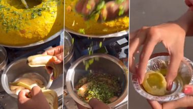 Viral Banana Panipuri Video: चक्क पाणीपुरीत केळं आणि चना, हेल्दी पाणी पुरीचा ट्रेंड; सोशल मीडियावर होतोय व्हायरल