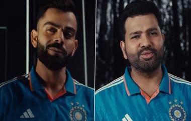 Team India New Jerseys: विराट कोहली, रोहित शर्मा याच्यासह टीम इंडियाचे दिग्गज खेळाडू झळकले नव्या जर्सी, (पाहा लूक)