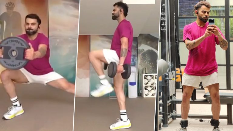 Virat Kohli Work Out Video: विराट कोहलीचा वर्कआउट करतानाचा व्हिडिओ झाला व्हायरल (Watch Video)