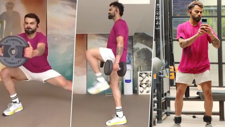 Virat Kohli Work Out Video: विराट कोहलीचा वर्कआउट करतानाचा व्हिडिओ झाला व्हायरल (Watch Video)