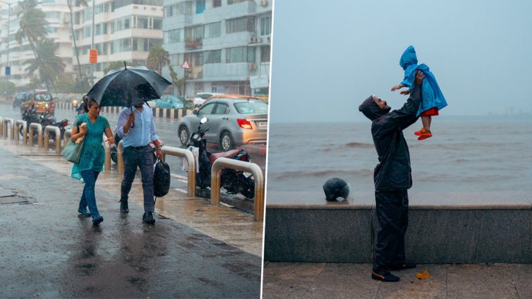 Mumbai Mansoon Photo and Video: नेटकऱ्यांनी सोशल मीडियावर शेअर केले  पावसाचे फोटो आणि व्हिडिओ,