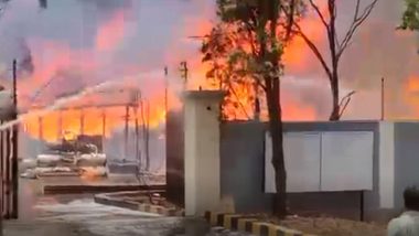 Fire Breaks Out at Sahithi Pharma Company: विशाखापट्टणममधील फार्मा लॅबच्या रिअॅक्टरमध्ये भीषण स्फोट, दोघांचा मृत्यू; 4 जण जखमी