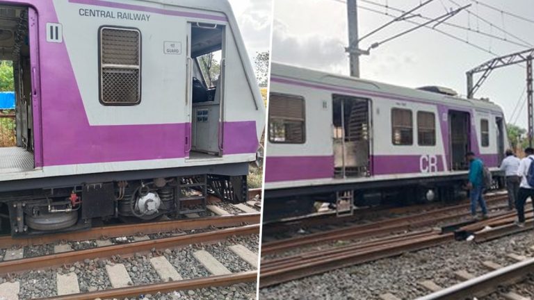 Ambarnath Siding Empty EMU Rake Derailed: अंबरनाथमध्ये रिकामा EMU रेक रुळावरून घसरला; कल्याण ते कर्जत दरम्यानची वाहतूक विस्कळीत