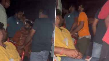 Viral Video: हैदराबादमध्ये आदिपुरुष चित्रपटाच्या स्क्रिनिंगदरम्यान थिएटरमध्ये भगवान हनुमानाच्या आरक्षित आसनावर बसलेल्या व्यक्तीला मारहाण
