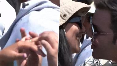 `She Said YES`: फायनल मॅचदरम्यान मुलाने आपल्या प्रेयसीला अंगठी घालून केले प्रपोज, सुंदर क्षणाचा फोटो सोशल मीडियावर व्हायरल