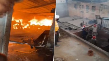 Delhi Fire: दिल्लीत कीर्ती नगर येथील कारखान्याला भीषण आग, अग्निशमन दलाच्या आठ गाड्या घटनास्थळी