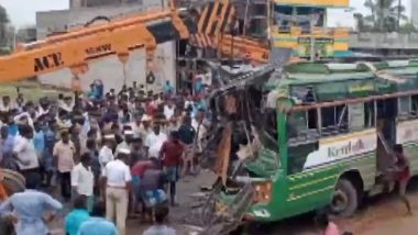 Tamil Nadu Accident: तामिळनाडू मेलपट्टमपक्कममध्ये दोन खासगी बसची धडक, 70 लोक जखमी