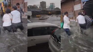 Waterlogging at Mumbai: 'धादांत खोटे बोलणारे हे सरकार'; पहिल्या पावसामुळे मुंबई शहरात अनेक ठिकाणी साचले पाणी; शहर काँग्रेसच्या अध्यक्षा Varsha Gaikwad यांची शिंदे सरकारवर टीका
