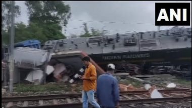 Bankura (WB) Railway Accident: पुन्हा एकदा रेल्वे अपघात; पश्चिम बंगालमध्ये बांकुरा स्टेशनवर दोन मालगाड्यांची समोरासमोर धडक (Watch Video)