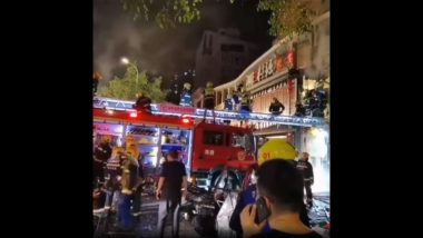 China Restaurant Blast Video: रेस्टॉरंटमध्ये स्फोट, 31 जण ठार; वायव्य चीनमधील यिनचुआन शहरातील घटना