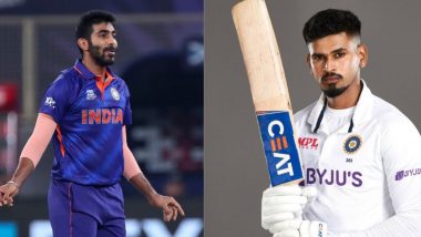 Jasprit Bumrah And Shreyas Iyer Comeback: टीम इंडियासाठी आली आनंदाची बातमी, 'या' मालिकेतून जसप्रीत बुमराह आणि श्रेयस अय्यर संघात करू शकतात पुनरागमन