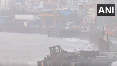 High Tide Waves in Mumbai: मुंबईमध्ये समुद्राला उधान, मरीन ड्राईव येथे उंचच उंच लाटा, पाहा व्हिडिओ
