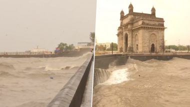 Mumbai Weather Forecast: मुंबई मध्ये ढगाळ वातावरणचा अंदाज; चक्रीवादळाच्या पार्श्वभूमीवर समुद्र खवळलेलाच (Watch Video)
