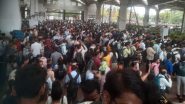 Central Railway Mumbai Local Update: मुंबई मध्य रेल्वे सेवा विस्कळीत, गाडीला चुकीचा सिग्नल, कर्जत, बदलापूर दोन्ही मार्ग बंद; प्रवासी फलाटावर खोळंबले