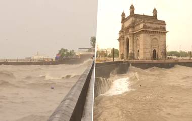 Cyclone Biparjoy: बिपरजॉय चक्रीवादळ रौद्र रूपात; समुद्रात उंच लाटा Watch Video