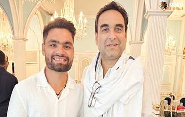 Rinku Singh Meet Pankaj Tripathi: केकेआरचा स्टार खेळाडू भेटला बॉलिवूडच्या कालीन भैयाला, फोटो होतोय व्हायरल