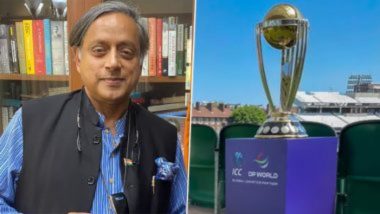 Shashi Tharoor: आयसीसी विश्वचषक 2023 घोषणेनंतर काँग्रेसचे ज्येष्ठ नेते शशी थरूर 'नाराज', ट्विट करत म्हणाले....