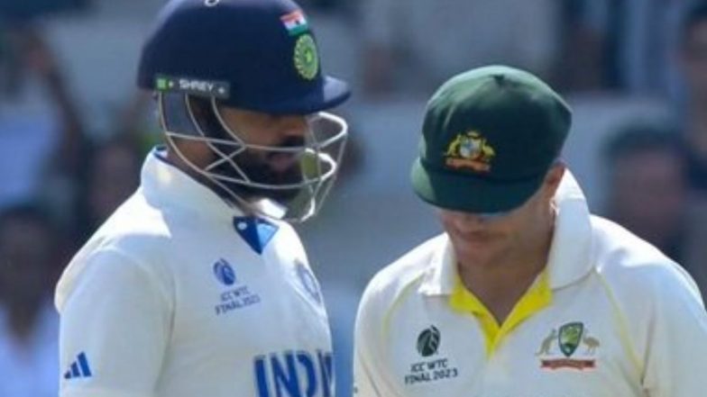 IND vs AUS WTC Final 2023 Day 5 Live Score Update: फायनल मॅचच्या पाचव्या दिवशी खेळ सुरू होताच विराट कोहली आणि डेव्हिड वॉर्नर यांच्यात काहीतरी झाली बाचाबाची, फोटो व्हायरल