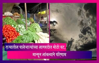 Vegetables Price Increase: मान्सून लांबल्याने राज्यातील फळभाज्या आणि पालेभाज्यांच्या लागवडीत मोठी घट