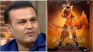 Virender Sehwag React on Adipurush: 'बाहुबलीने कटप्पा को क्यू मारा? आदिपुरुष चित्रपट पाहून समजले', विरेंद्र सेहवाग याची खोचक प्रतिक्रिया