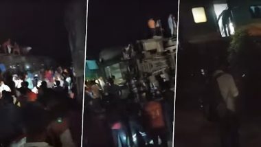 Odisha Coromandel Express Accident: बालासोरच्या बहनगा स्टेशनजवळ कोरोमंडल एक्सप्रेसला मोठा अपघात; अनेक डबे रुळावरून घसरले