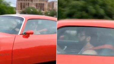 MS Dhoni Drives His 1973 Pontiac: रांचीच्या रस्तावर वाऱ्याशी बोलताना दिसली माहीची विंटेज कार, पाहा व्हिडिओ