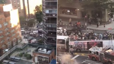 US Road Accident Video: धक्कादायक! मॅनहॅटनमध्ये टूर बस आणि एमटीए बसची टक्कर, या अपघातात ५० जण जखमी