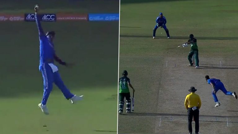 Harshit Rana Spectacular Catch Video: हर्षित राणाने हवेत उडी मारत एका हाताने पकडला अप्रतिम झेल, सोशल मीडियावर व्हिडिओ व्हायरल