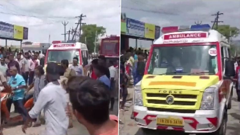 Gas Cylinder Explosion In Tamilnadu: तामिळनाडूत फटाक्यांच्या कारखान्यात झालेल्या स्फोटात 6 लोकांचा मृत्यू; जखमींवर उपचार सुरु (Watch video)