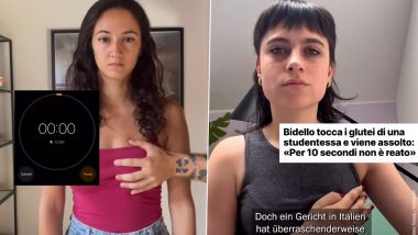 Italy's 10-Second Groping Rule: आपल्या Private Parts वर हात ठेवून मुले-मुली बनवत आहेत व्हिडिओ; सोशल मिडियावर व्हायरल, जाणून घ्या काय आहे प्रकरण