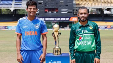 IND A vs PAK A, Emerging Asia Cup 2023 Final: भारताने नाणेफेक जिंकत क्षेत्ररक्षणाचा घेतला निर्णय
