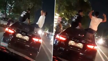 Viral Video: कारच्या छतावर बसून मद्यपान करणाऱ्या तरुणांचा व्हिडीओ व्हायरल, तीन आरोपींना पोलिसांकडून अटक