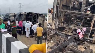 Buldhana Accident: समुद्धी महामार्गावरील भीषण बस अपघातानंतर Amit Shah, Sharad Pawar ते Devendra Fadnavis यांनी व्यक्त केला शोक; पहा ट्वीट्स