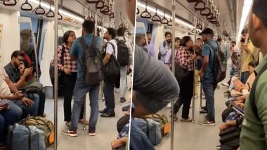 Delhi Metro Fight Video: दिल्ली मेट्रोतील व्हिडिओ पुन्हा व्हायरल, महिलेने व्यक्तीच्या कानशिलात लगावली