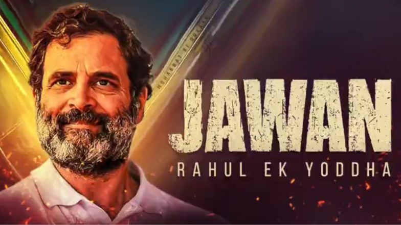 Jawan Rahul Ek Yoddha: 'जवान राहुल एक योद्धा' कॅप्शनसह काँग्रेसने शाहरुख खानच्या चित्रपटातील व्हॉईसओव्हरसह राहुल गांधींचा व्हिडिओ केला शेअर, Watch