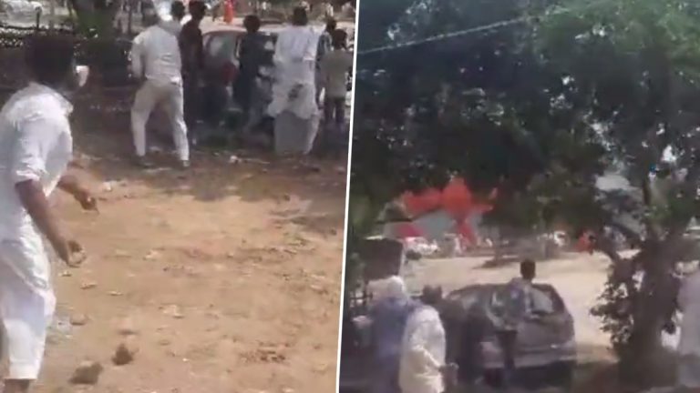 Haryana: मेवातमध्ये दोन गटांमध्ये हाणामारी; VHP च्या वाहनांवर दगडफेक; Watch Video