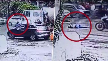 Pune Accident Video: धक्कादायक! सिमेंट ट्रकने दिली  महिलेला धडक; घटना CCTV मध्ये कैद, Watch Video