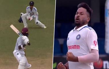 Mukesh Kumar Maiden Test Wicket Video: मुकेश कुमारने कसोटी क्रिकेटमध्ये घेतली पहिली विकेट, पहा व्हिडिओ