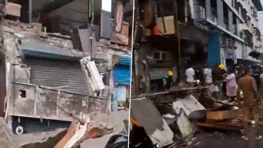 Balcony Collapses in Bhayander: भाईंदरमध्ये इमारतीच्या बाल्कनीचा काही भाग कोसळला; Watch Video