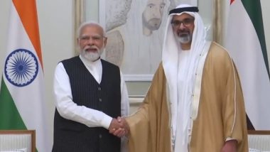 PM Modi Arrives In Abu Dhabi: पंतप्रधान मोदींचे अबुधाबीत आगमन; UAE चे अध्यक्ष शेख मोहम्मद बिन झायेद यांच्याशी करणार चर्चा