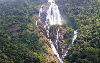 Dudhsagar Waterfalls: गोव्यातील प्रसिद्ध दूधसागर धबधब्यावर पर्यटकांना बंदी