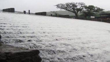 Bhushi Dam Overflows: लोणावळ्यात मुसळधार पाऊस; भुशी डॅम ओव्हरफ्लो