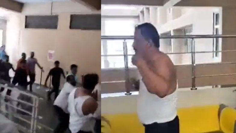 Principal of Dr. D.Y. Patil English High School Pune Beaten Up: मुलींच्या वॉशरूम मध्ये कॅमेरे, विद्यार्थ्यांवर ख्रिश्चन संस्करांचे आरोप करत मुख्यध्यापकाला बजरंग दलाच्या कार्यकर्त्यांनी बदडले (Watch Video)