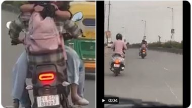 Delhi Viral Video: दुचाकीस्वाराकडून दिल्लीच्या रस्त्यावर जीवघेणा प्रवास, व्हिडिओ व्हायरल; पोलिसांकडे कारवाईची मागणी
