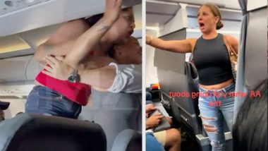 Two Women Fight in Plane: उडत्या विमानात दोन महिलांमध्ये तुफान हाणामारी; पायलटला करावे लागले इमर्जन्सी लँडिंग, व्हिडिओ व्हायरल (Watch)