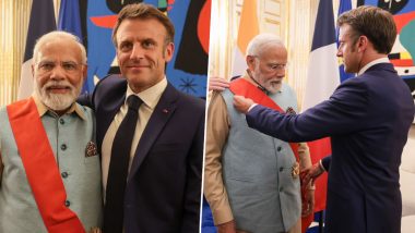 Grand Cross of the Legion: भारताचे पंतप्रधान Narendra Modi यांना फ्रांसचा सर्वोच्च नागरी, लष्करी पुरस्कार देऊन गौरव