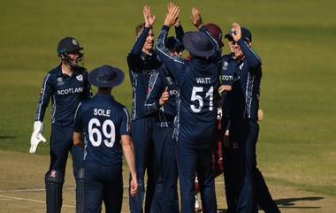 Scotland Beat West Indies: स्कॉटलंडने केला मोठा गेम, दोन वेळचा विश्वविजेता वेस्ट इंडिजला एकदिवसीय विश्वचषकातून केले बाहेर