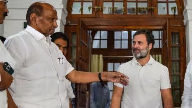 Rahul Gandhi Meets Sharad Pawar: राहुल गांधींनी घेतली शरद पवारांची भेट, काँग्रेसने आधीच दर्शवला आहे पाठिंबा