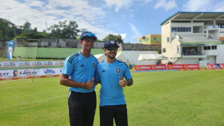 IND vs WI 1st Test Day 1 Live Score Update: भारत - वेस्टइंडिज पहिल्या कसोटी सामन्यात इशान किशन आणि यशस्वी जैस्वालने केले पदार्पण, पहा फोटो